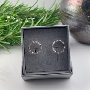 Ripples Single Hoop Earrings (small)