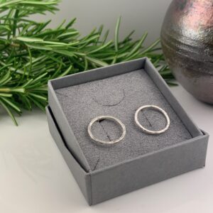 Ripples Single Hoop Earrings (large)