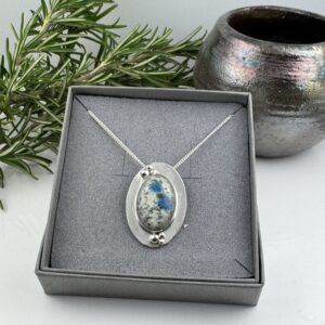 Ocean Jasper with Silver Granules